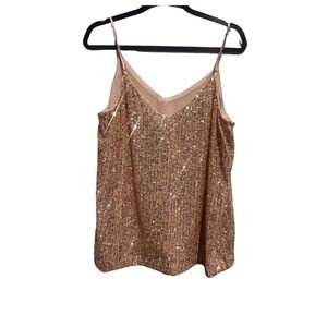 Calvin Klein sequin tank